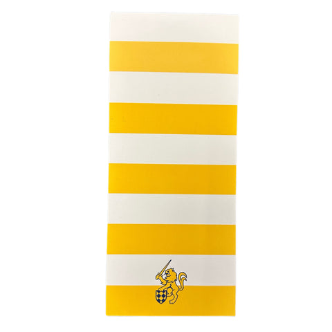 JC Lion and Sword Striped Notepad