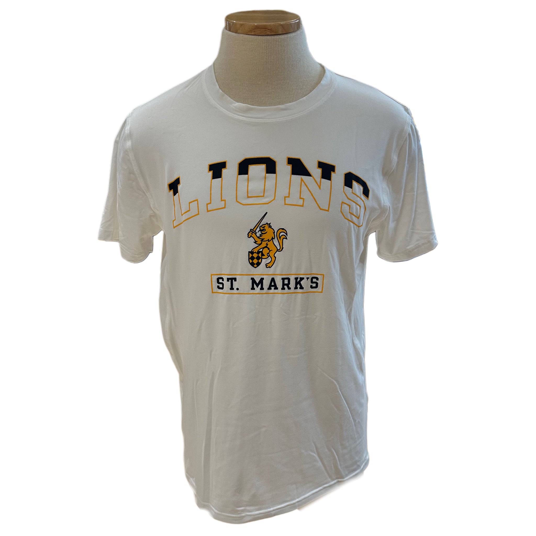 Champion Athletic SS White Tee with Lion and Sword