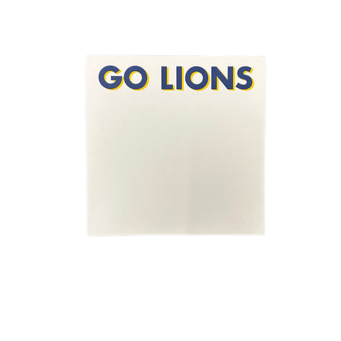 JC GO LIONS Notepad