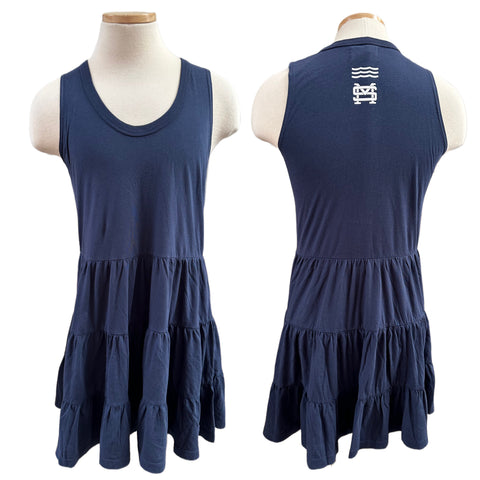 Sol Angeles Navy Tier Tank Dress