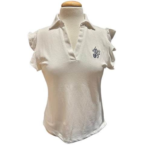 Southern Tide Ladies' Ruffle Polo Tank