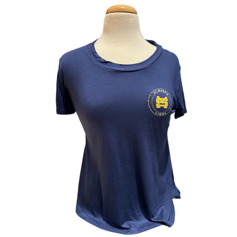 Boxercraft Bamboo Navy Hi Low Tee