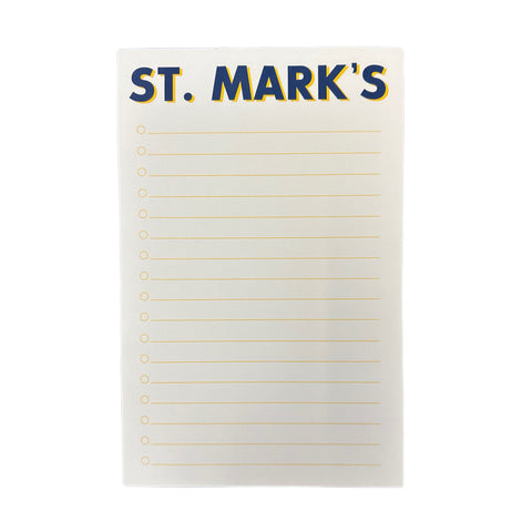 JC ST. MARK'S Lined Notepad