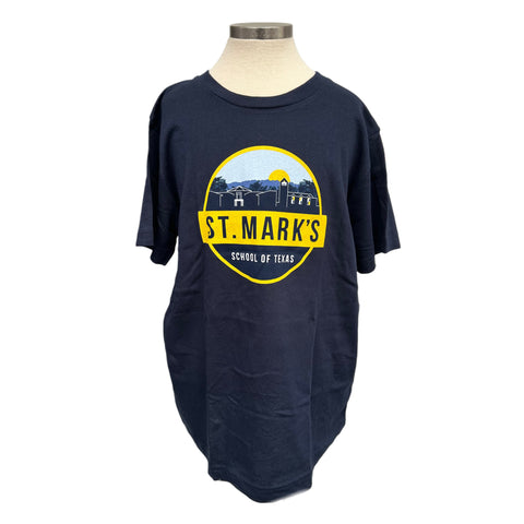 Uscape Boys' Navy Circle Tee
