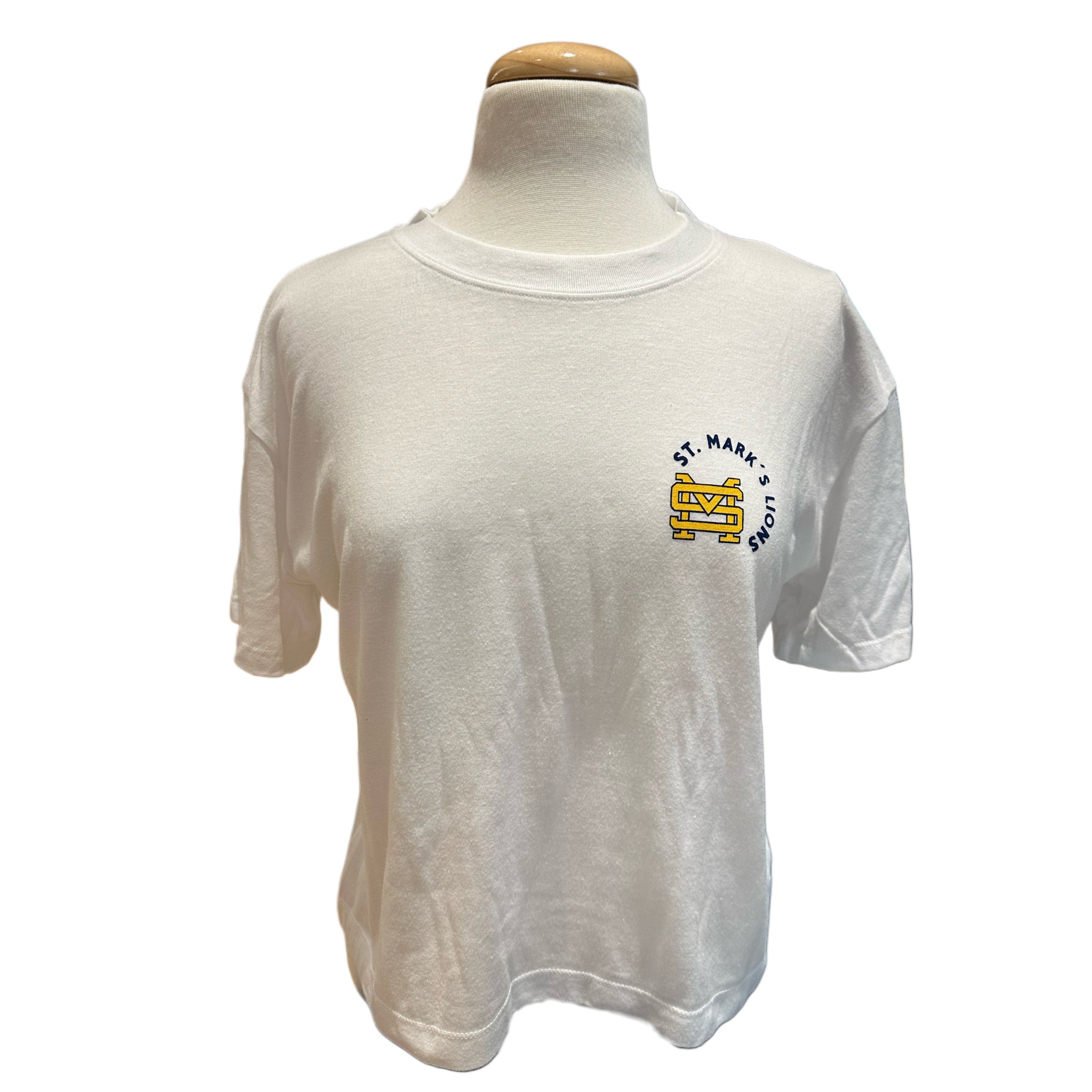 League Ladies' White Varsity Tee