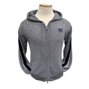 Cashmere Hoodie with Stripes