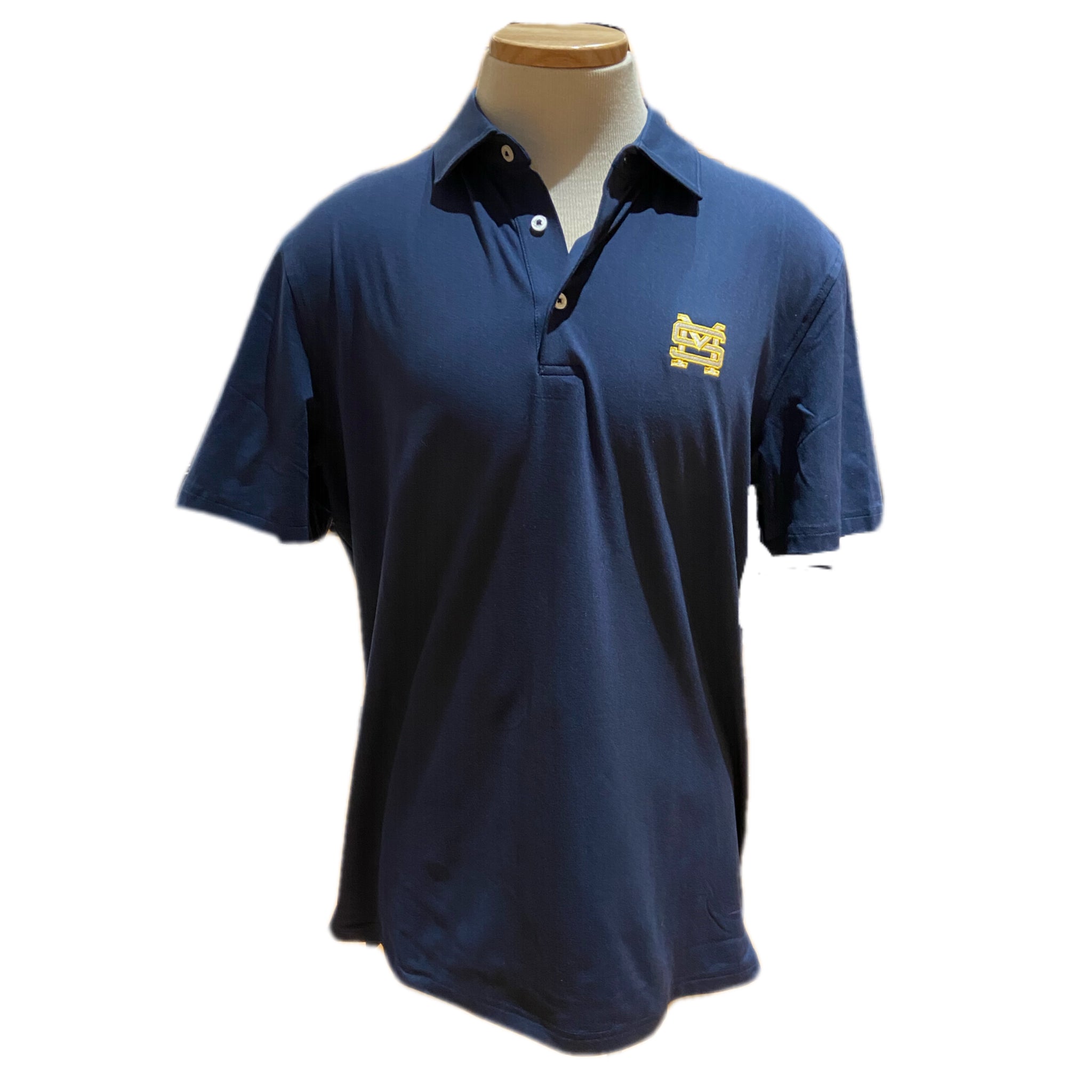Southern Tide Ryder Navy Perf Polo