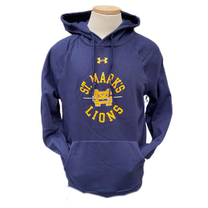 UA All Day Navy Hoodie with Circle