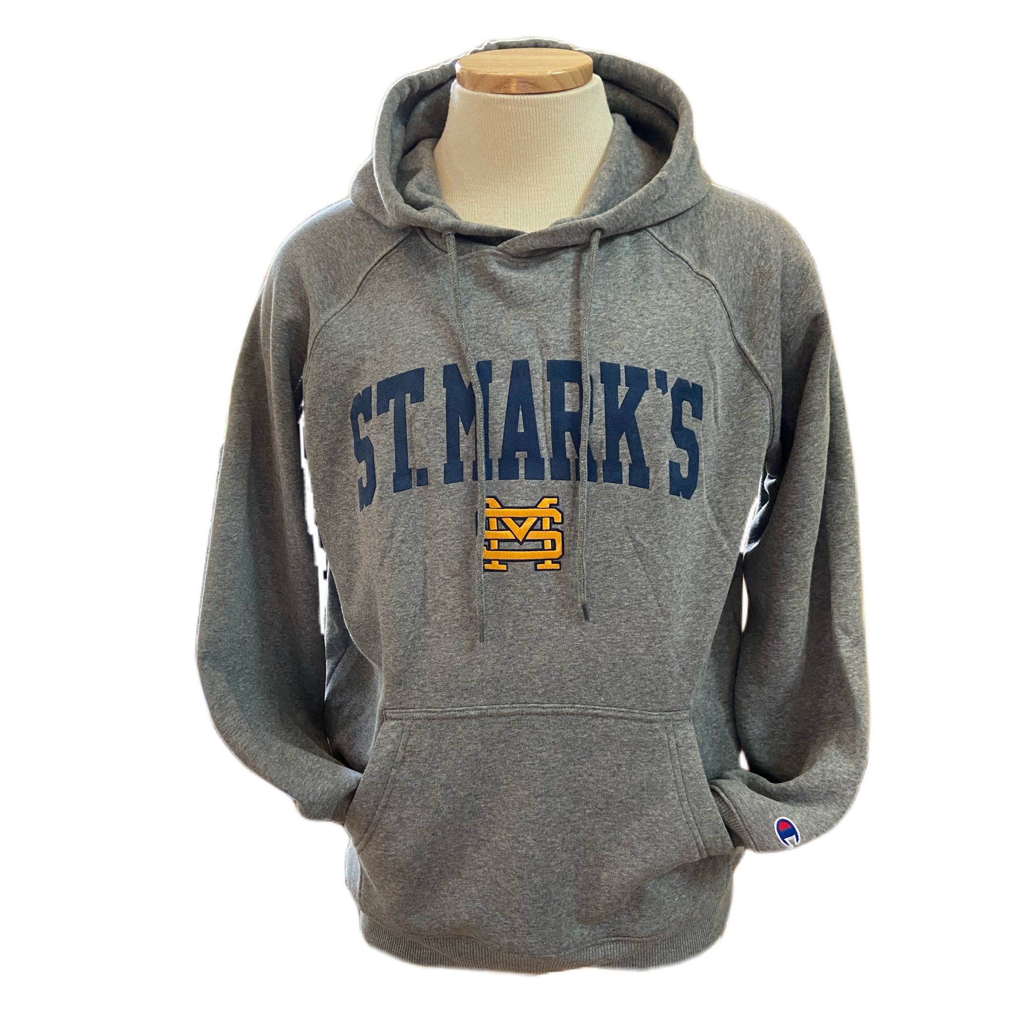 Champion Triumph Gray Hoodie with St. Mark's SM
