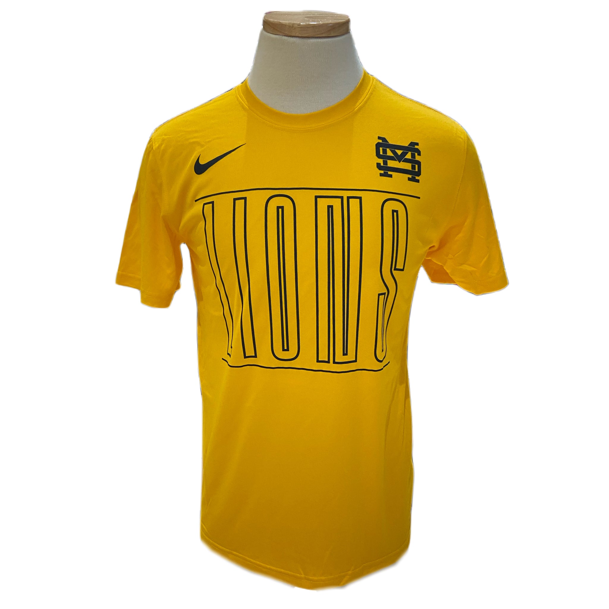 Nike Legend SS Gold Tee with LIONS