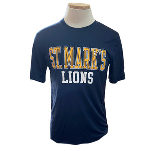 Champion Athletic SS Navy Tee with Lions