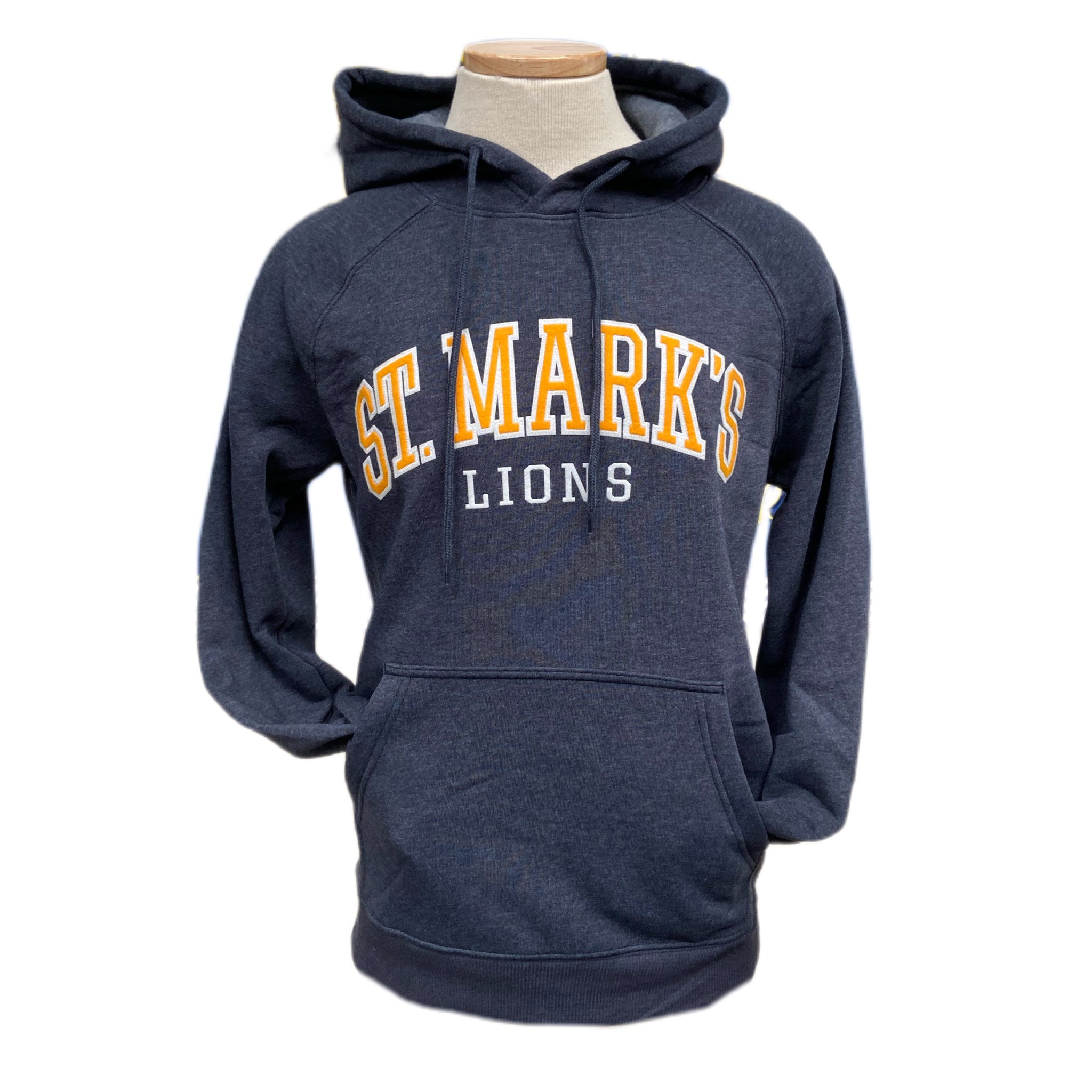 Triumph Navy Hoodie with St. Mark's LIONS