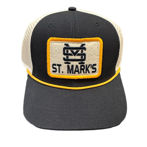 Trucker Hat with SM Patch and Rope