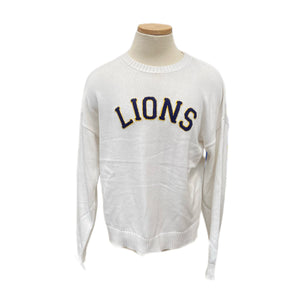 Darby Sweater White LIONS